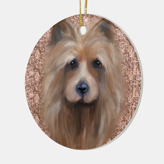 AUSTRALIAANSE TERRIER KERAMISCH ORNAMENT (Links)