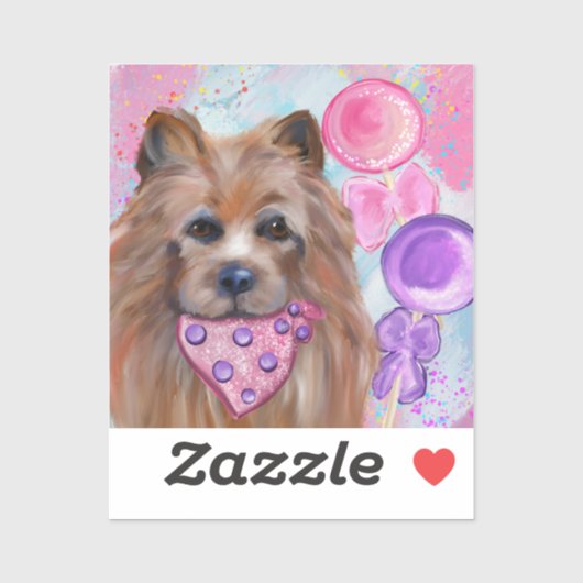 AUSTRALIAANSE TERRIER STICKER (Vel)