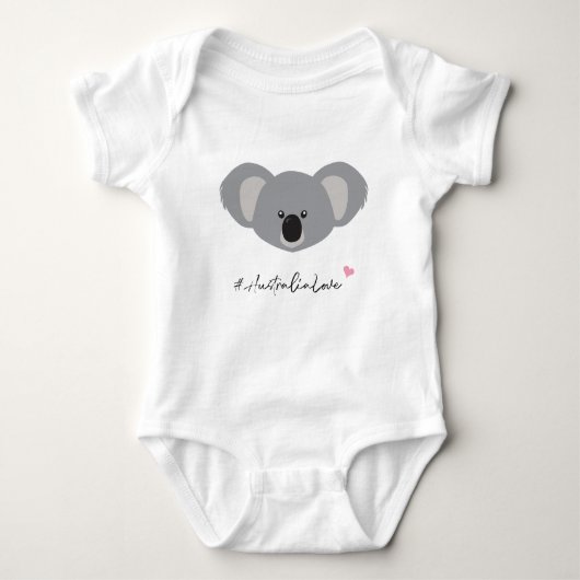 #AustraliaLove Koala illustratie for Charity Romper (Voorkant)
