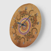 Australian Aboriginal Art Gift Grote Klok (Hoek)