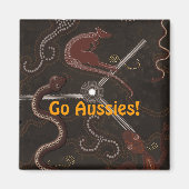 Australian Aboriginal Art Gift Magneet (Voorkant)