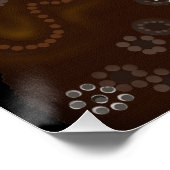 Australian Aboriginal Art Gift Perfect Poster (Hoek)