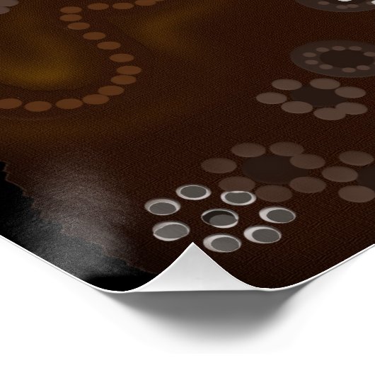 Australian Aboriginal Art Gift Perfect Poster (Hoek)