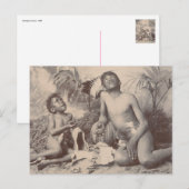 Australian Aboriginal boys, 1896 Briefkaart (Voorkant / Achterkant)