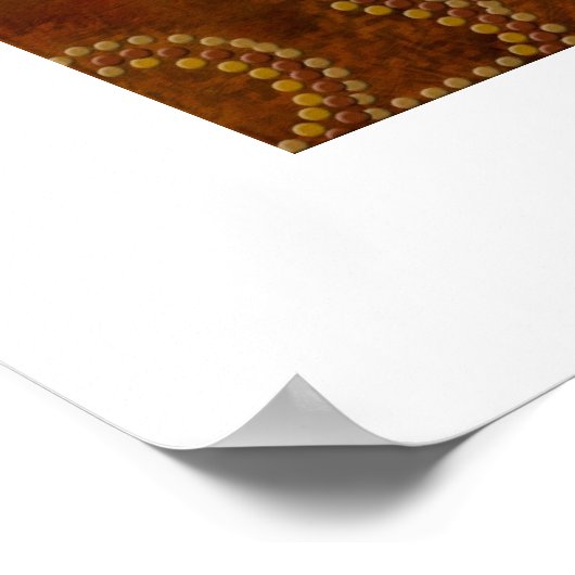 Australian Aboriginal Desert Heat Poster (Hoek)