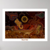 Australian Aboriginal Desert Heat Poster (Voorkant)