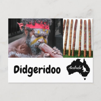 Australian Aboriginal Didgeridoo Briefkaart