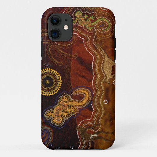 Australian Aboriginal Dreamweaver Desert Art Case-Mate iPhone Case (Achterkant)