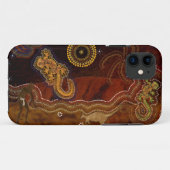 Australian Aboriginal Dreamweaver Desert Art Case-Mate iPhone Case (Achterkant (horizontaal))