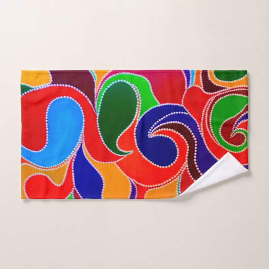 Australian Aboriginal Dreamweaver Rainbow Hand Tow Handdoek (Handdoek)