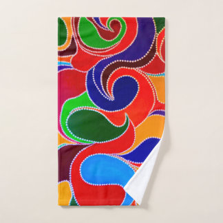 Australian Aboriginal Dreamweaver Rainbow Hand Tow Handdoek