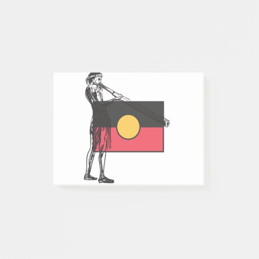 Australian Aboriginal Flag And Aborigin Post-it® Notes (Voorkant)
