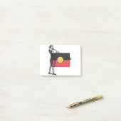 Australian Aboriginal Flag And Aborigin Post-it® Notes (Op bureau)