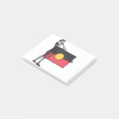 Australian Aboriginal Flag And Aborigin Post-it® Notes (Schuin)