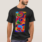 Australian Aboriginal Rainbow Dreamweaver Mans T-S T-shirt (Voorkant)