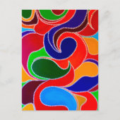 Australian Aboriginal Rainbow Dreamweaver Print Briefkaart (Voorkant)