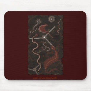 Australian Aboriginal Style Mousepad Series Muismat