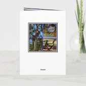 Australian Animal Collage, Birthday Greeting Card Kaart (Achterkant)