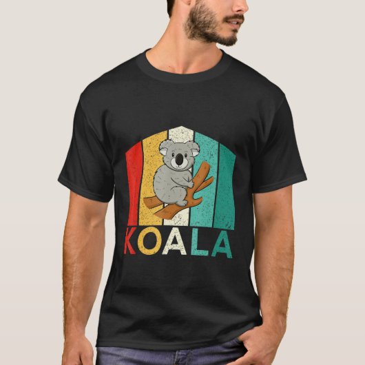 Australian Animal       Koala Bear T-shirt (Voorkant)