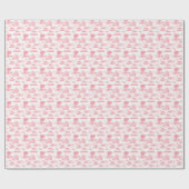 Australian Animal Toile (Coral) Wrapping Paper Cadeaupapier (Vlak)