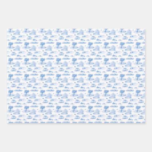 Australian Animal Toile Inpakpapier Vel (Voorkant)