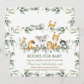Australian Animals Green Books voor Baby Kaart (Voorkant / Achterkant)