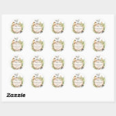 Australian Animals Koala Verjaardag Baby shower Ronde Sticker (Vel)