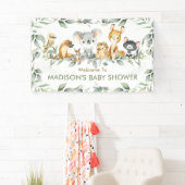 Australian Animals Verjaardag Baby Welkom Achtergr Spandoek (Insitu)