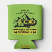Australian Aussie Caravan Caravanning Summer Blikjeskoeler (Achterkant)