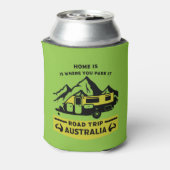 Australian Aussie Caravan Caravanning Summer Blikjeskoeler (Blikje Achterkant)