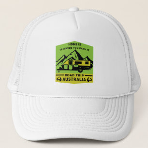 Australian Aussie Caravan Caravanning Summer Trucker Pet