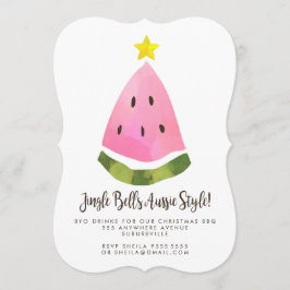 Australian Aussie Summer Kerstmis BBQ Kaart