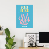 Australian Beach Poster - Mid-Century Modern Coast (Thuiskantoor)