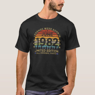 Australian Birthday Legends werd geboren in juni 1 T-shirt