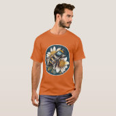 Australian Blue Banded Bee A Unique Native Species T-shirt (Voorkant volledig)