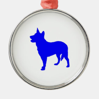 Australian Blue Heeler Metalen Ornament