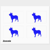 Australian Blue Heeler Rechthoekige Sticker (Vel)