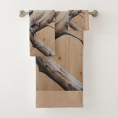 Australian Blue Kookaburra in een boom Wildlife Ar Bad Handdoek (Insitu)