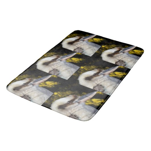 Australian Blue Winged Kookaburra, Badmat (Gekanteld)