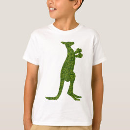 Australian Boxing Kangaroo met Slang Typografie T-shirt