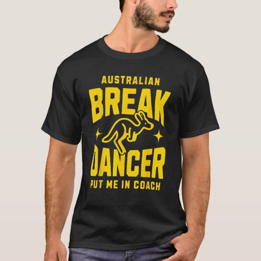 Australian Break Dance Team 2024 Breakdancer Meme T-shirt (Voorkant)