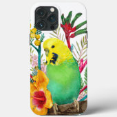 Australian Budgerigar Wildflower Bouquet Case-Mate iPhone Case (Achterkant)