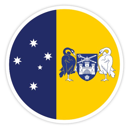 Australian Capital Territory Vlag Sticker