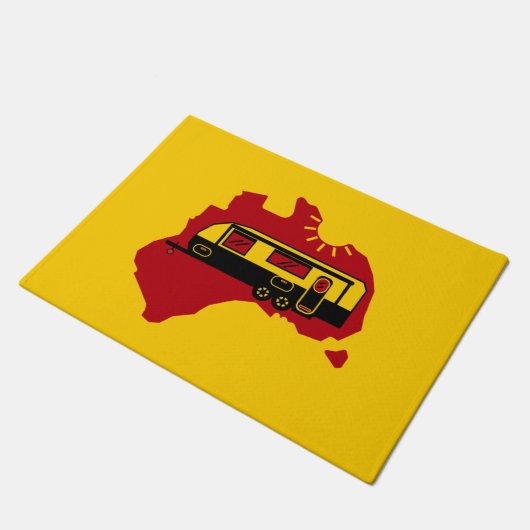 Australian Caravan Camping Deurmat (Schuin)
