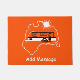 Australian Caravan Camping Doormat Deurmat