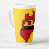 Australian Caravan Camping Latte Mok (Linkerhoek)