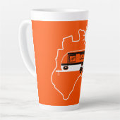 Australian Caravan Camping Latte Mok (Linkerhoek)