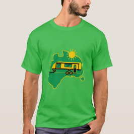 Australian Caravan Camping T-shirt