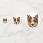 Australian Cattle Dog 3D Geïnspireerd Confetti (Voorkanten)