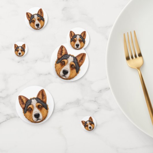 Australian Cattle Dog 3D Geïnspireerd Confetti (Groep)